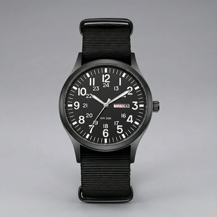 Outdoor Herenhorloge – 100m Waterdicht, Saffierglas &amp; Quartz Uurwerk