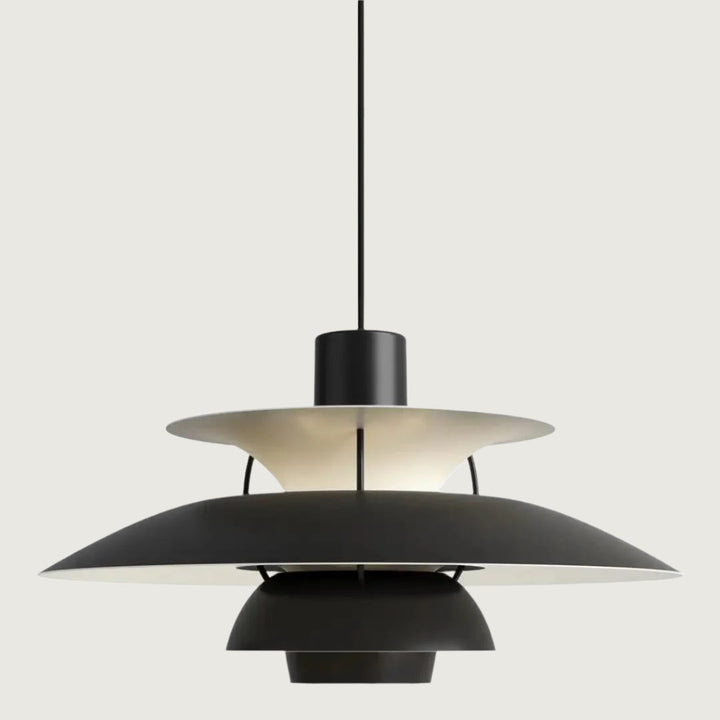 Lunaris plafondlamp – Moderne metalen hanglamp met dimbare LED &amp; strak minimalistisch ontwerp