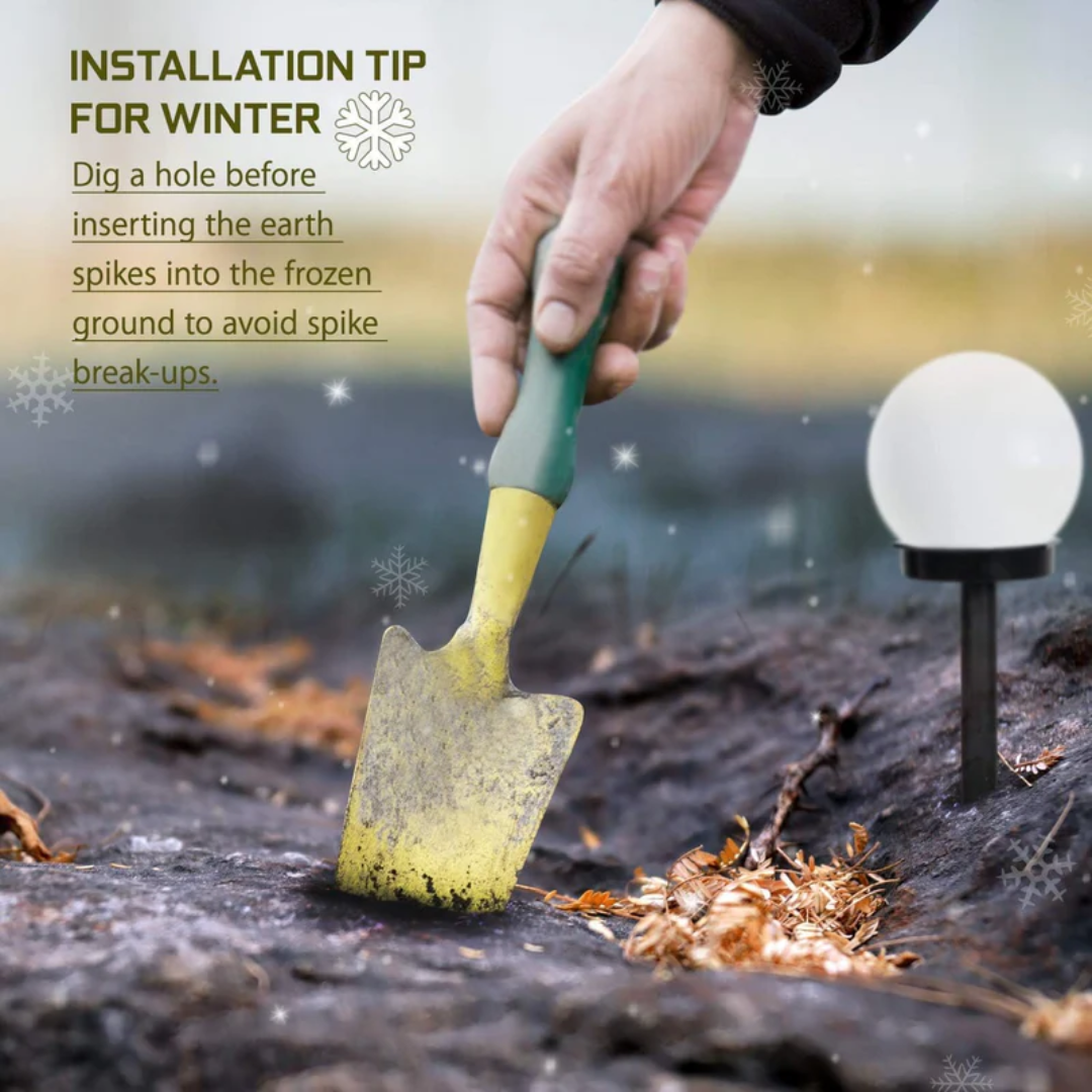 3 Stuks Waterdichte LED Zonnebol Tuinverlichting - SunLuxe Orbs Vestragear