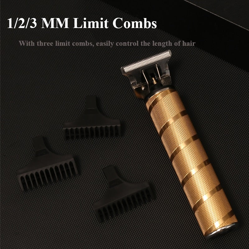 3-in-1 Professionele Haartrimmer Set - Draadloze Trimmer, T-Blade Outliner en Foil Scheerapparaat voor Mannen Vestragear