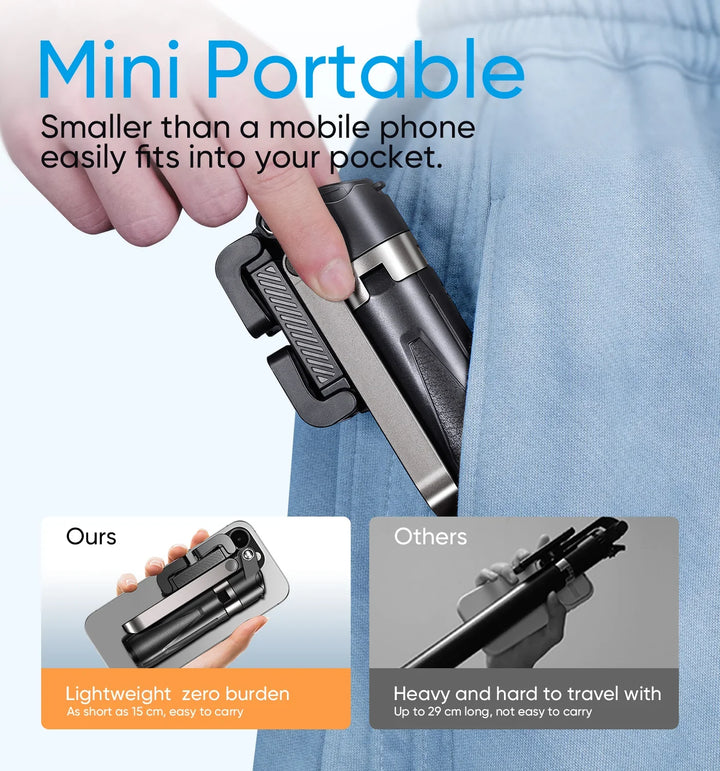 3-in-1 Magnetic Selfie Stick Tripod 6