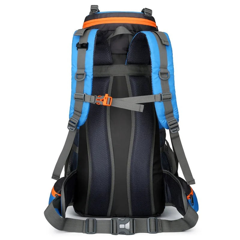 TrailForge 65L Waterdichte Rugzak – Duurzame Outdoor Rugzak met Comfort &amp; Grote Capaciteit