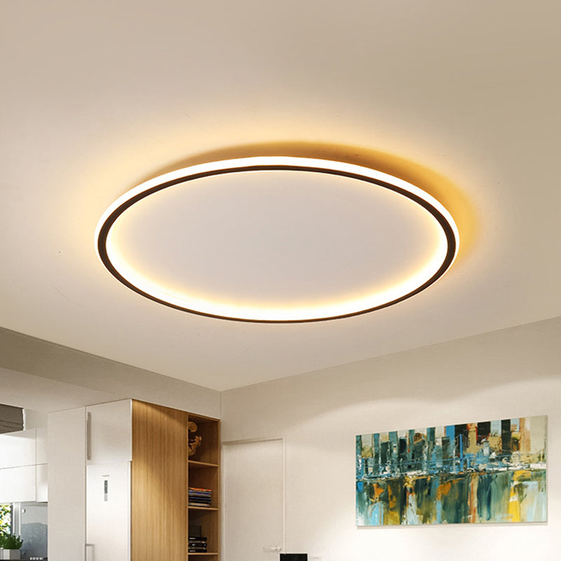 EvoLuz plafondlamp – Moderne LED-plafondlamp met afstandsbediening &amp; dimbaar minimalistisch design