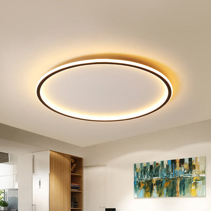 EvoLuz plafondlamp – Moderne LED-plafondlamp met afstandsbediening &amp; dimbaar minimalistisch design