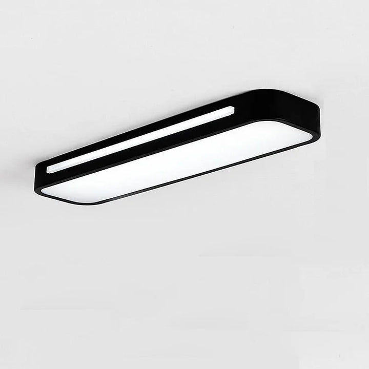 Nordelio Plafondlamp – Design Minimalista Escandinavo com Perfil LED Delgado &amp; Alto Rendimento Luminoso
