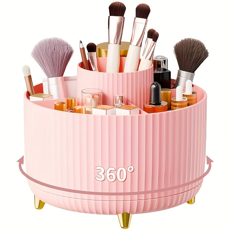 Celeste – 360° make-up organizer kunststof met 5 vakken – draaibaar