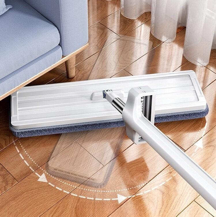 FlexiMop – 360° Roterende Dweil met Verstelbare Steel en Microvezel
