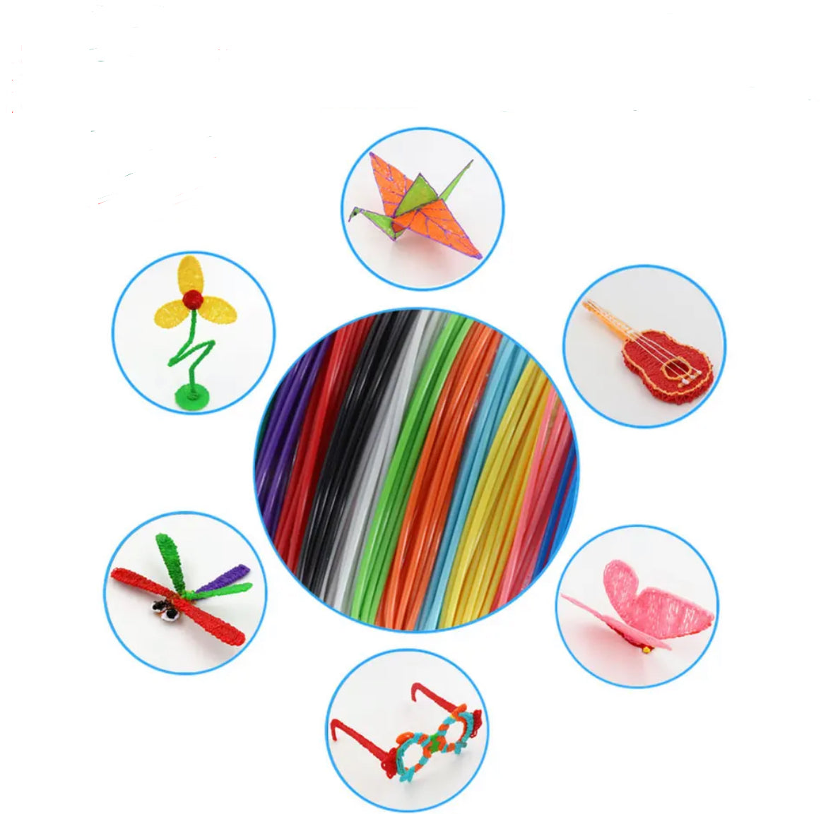 Creaso bolígrafo impresora 3D – bolígrafo fácil de usar para obras de arte creativas en 3D