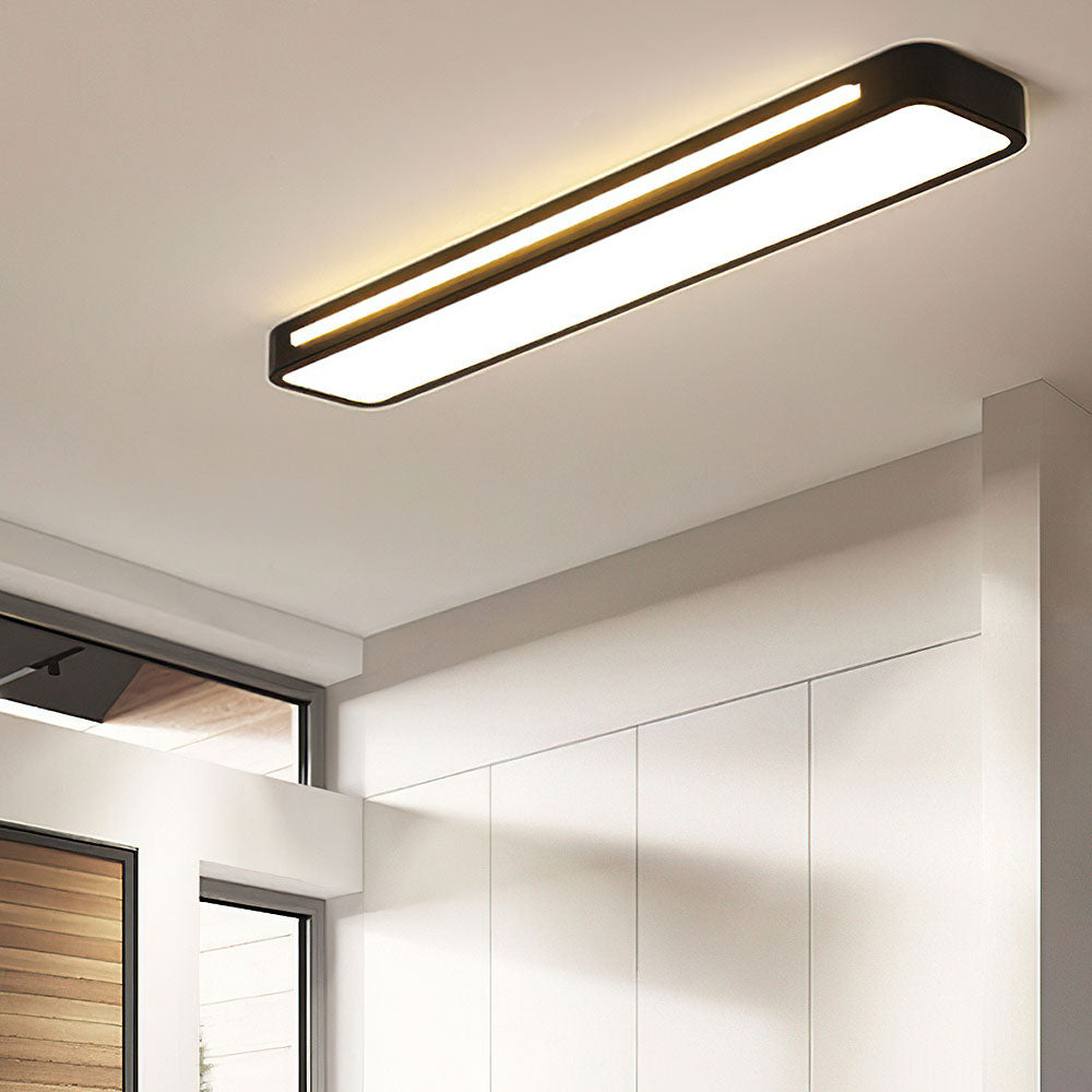 Nordelio Plafondlamp – Design Minimalista Escandinavo com Perfil LED Delgado &amp; Alto Rendimento Luminoso