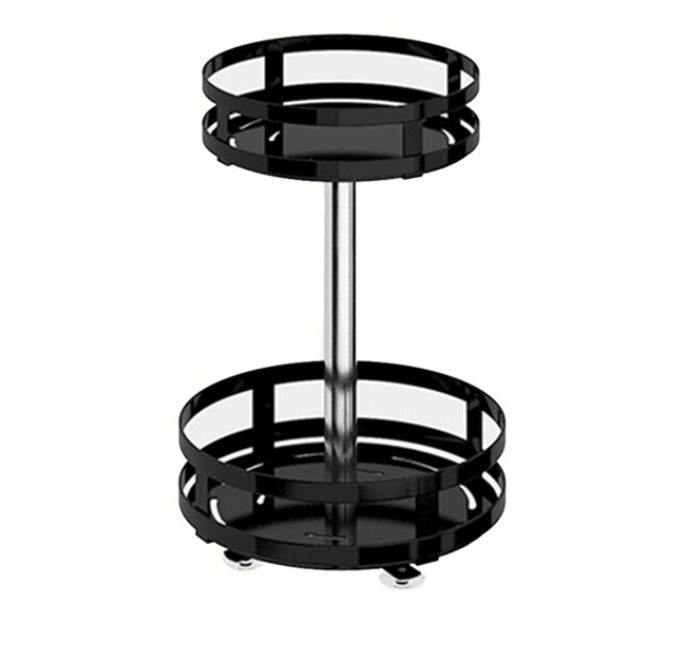 ErgoPlanner Porta Spezie – Organizer Metallico Girevole a 360° con Più Livelli per una Cucina Ordinata