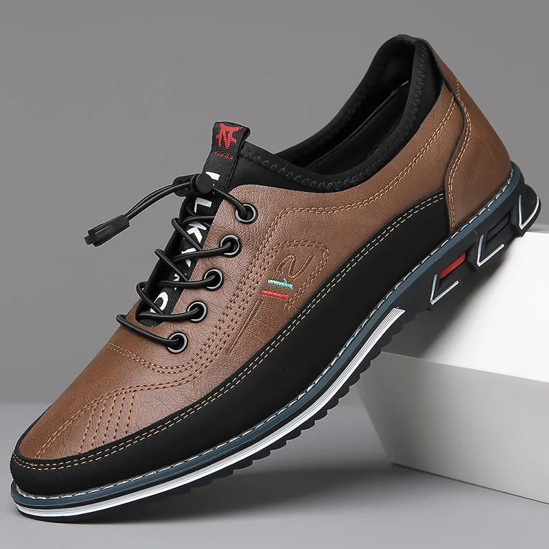 Berliano – Heren Oxford schoenen met veters & ademend comfort
