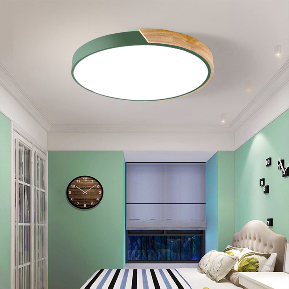 Coloria Plafondlamp – Ronde LED-Verlichting met Kleurrijke Afwerking en Modern Design