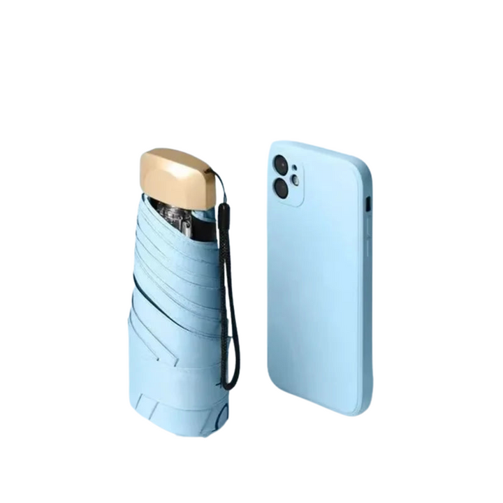 SkyShield Miniparaplu – Guarda-chuva compacto dobrável com proteção UV e design resistente ao vento