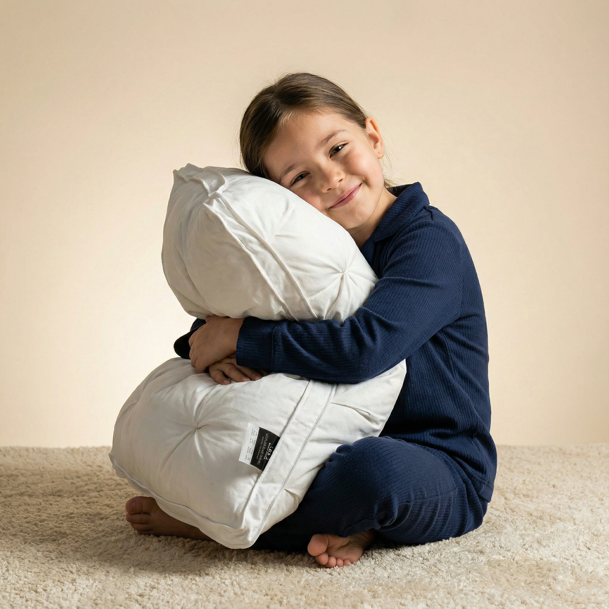 Dormelle – Almofada de pluma de ganso 100% – luxo e confort respirable para durmir