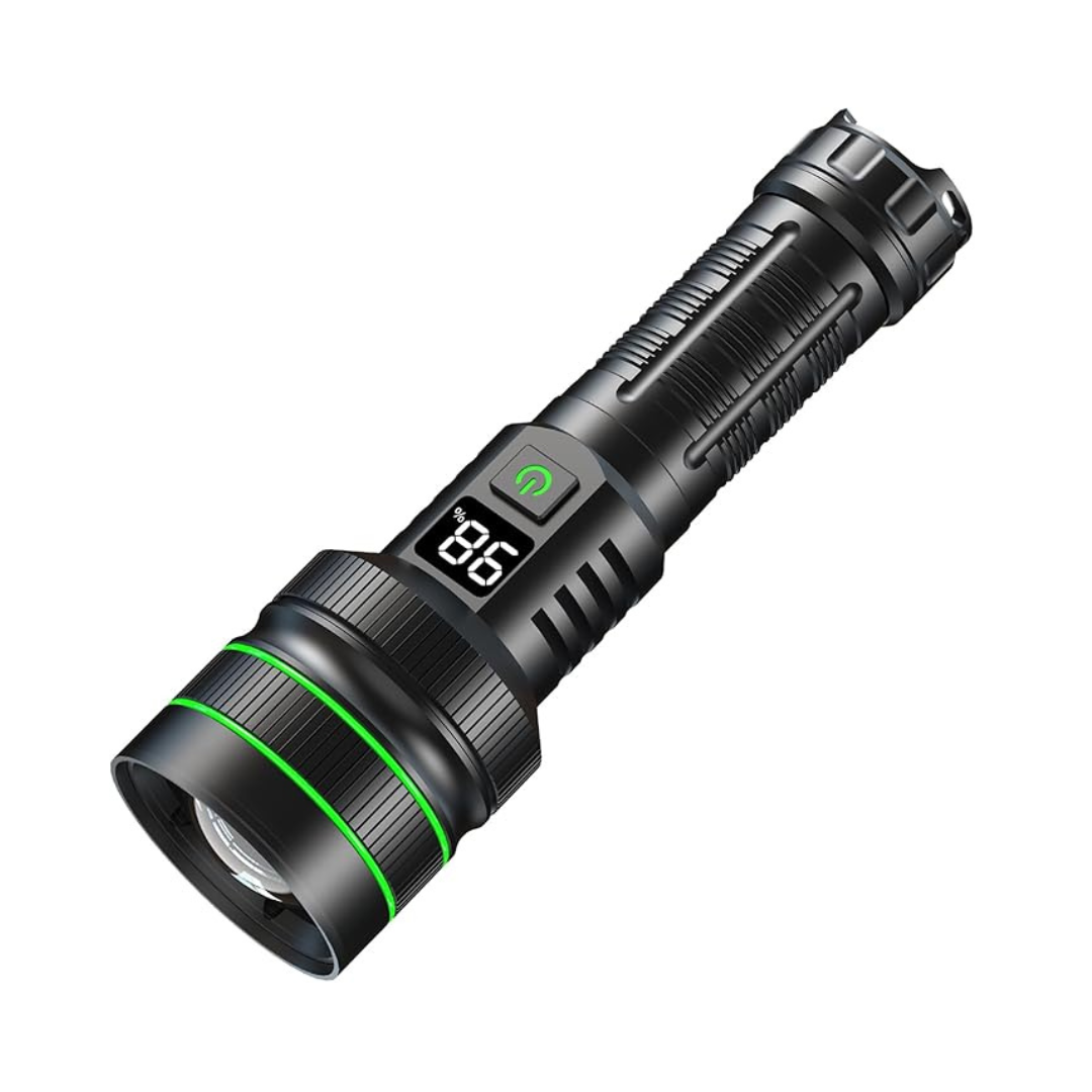 LumoForce – Torcia LED Zoomabile 3000m Alluminio – Estremamente Luminosa Outdoor