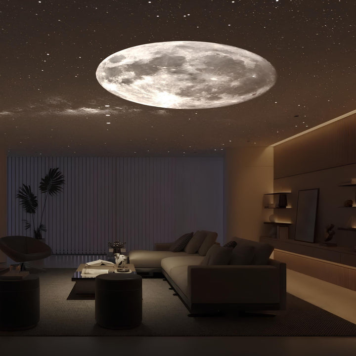 Lámpara proyector AstroGlow – Proyector de cielo estrellado con 19 patrones y luz LED relajante
