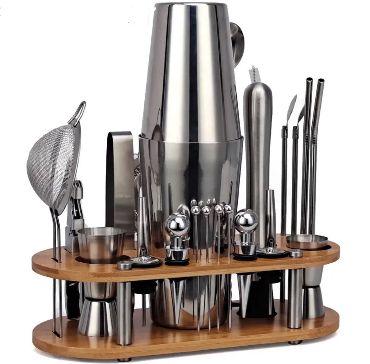 Mixora – Set cocktail professionale 23 pezzi (350–750 ml) kit da bar