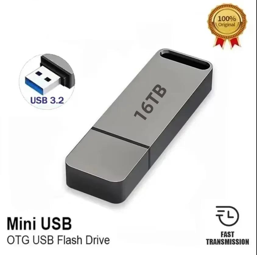 4TB USB-stick met metalen behuizing – USB 3.2, schokbestendig, compact ontwerp voor veilige dataopslag | Sansoti 2