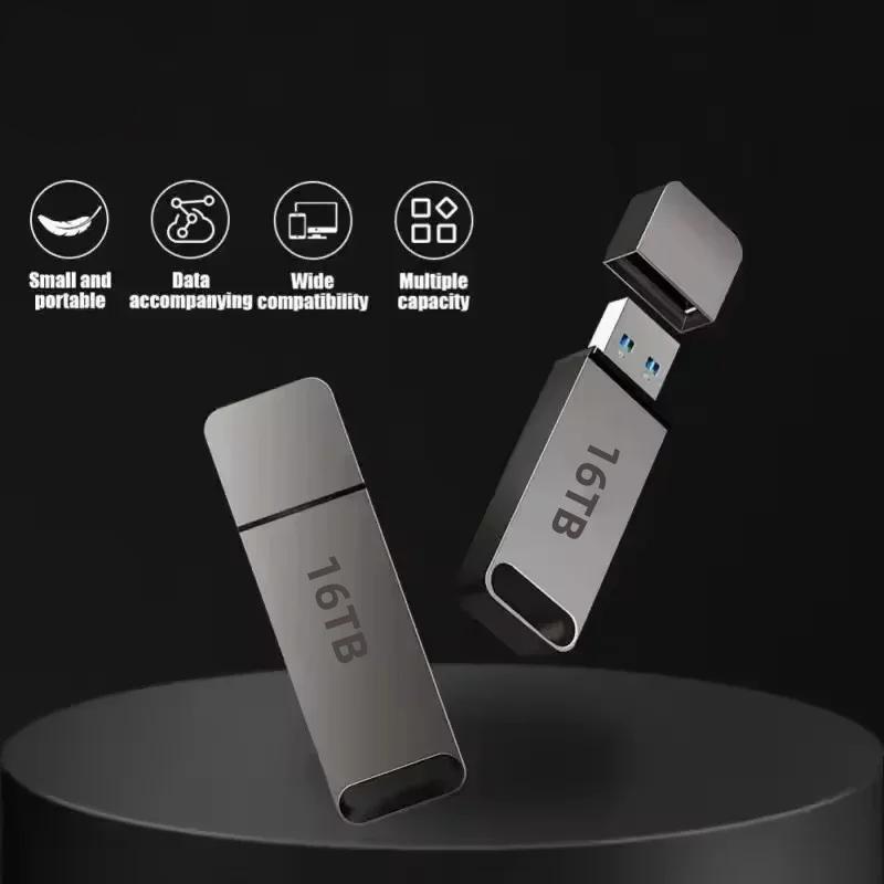 4TB USB-stick met metalen behuizing – USB 3.2, schokbestendig, compact ontwerp voor veilige dataopslag | Sansoti 3