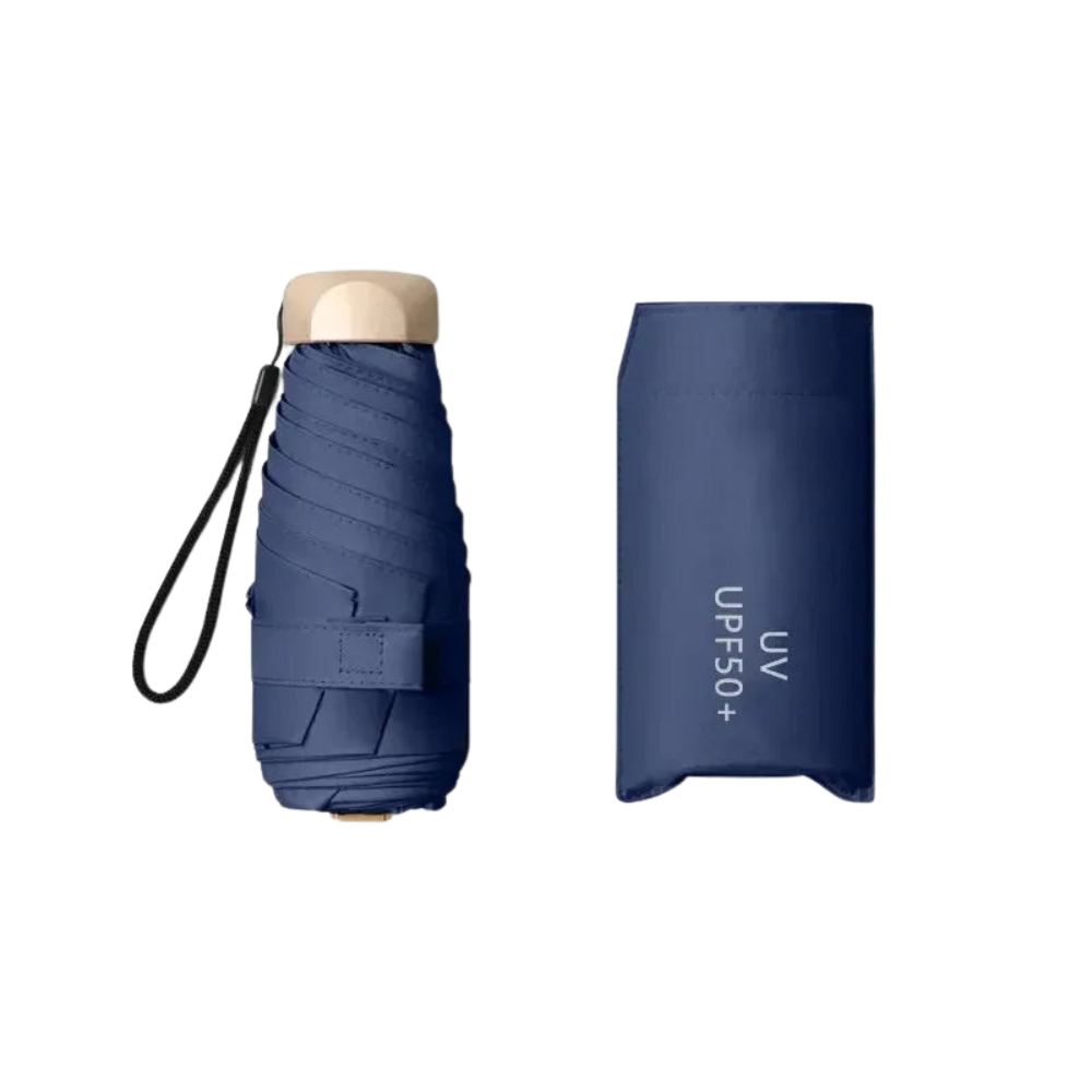 SkyShield Mini paraigua – Paraigua compacte plegable amb protecció UV i disseny resistent al vent