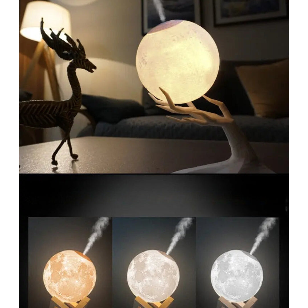 LumiBreeze – Lampada Dimmerabile & Umidificatore – Silenzioso & Atmosferico