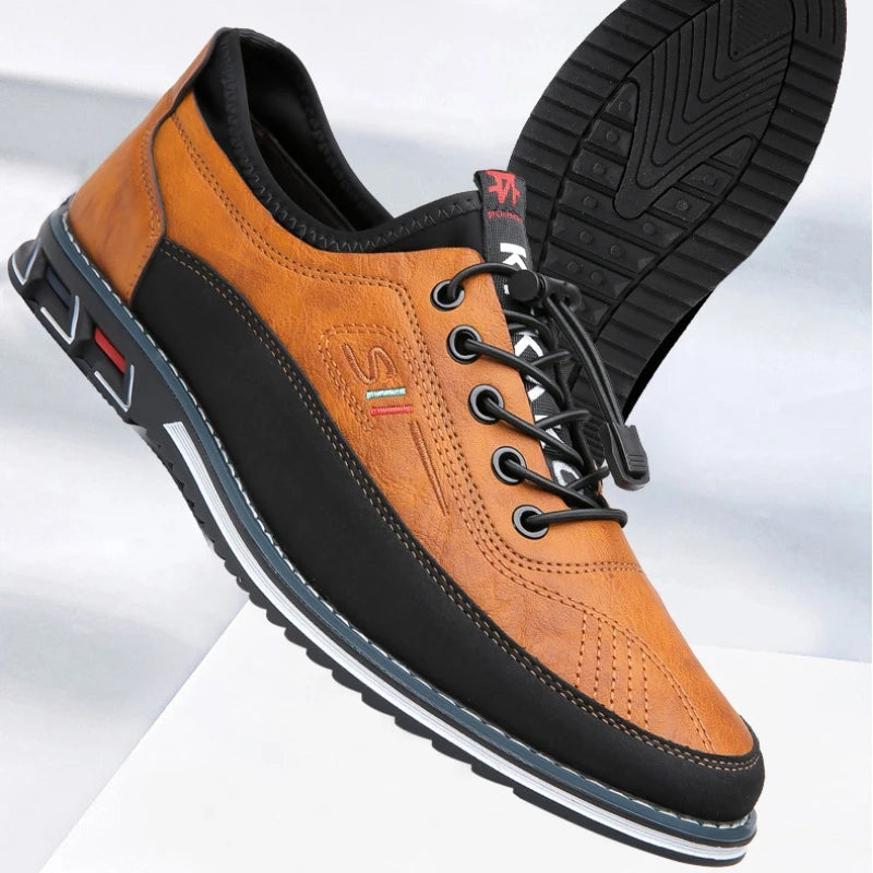 Berliano – Heren Oxford schoenen met veters & ademend comfort