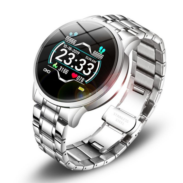 Chroniq Classic Smartwatch – Diseño Atemporal con Funciones Inteligentes de Salud