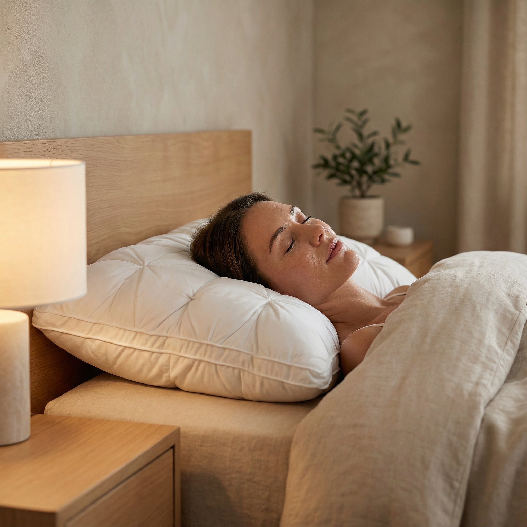 Dormelle – Almofada de pluma de ganso 100% – luxo e confort respirable para durmir