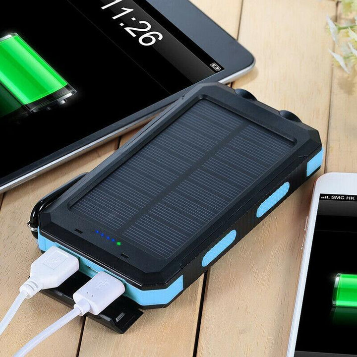 500000mAh Zonne-oplader Waterdichte Power Bank Extern 1
