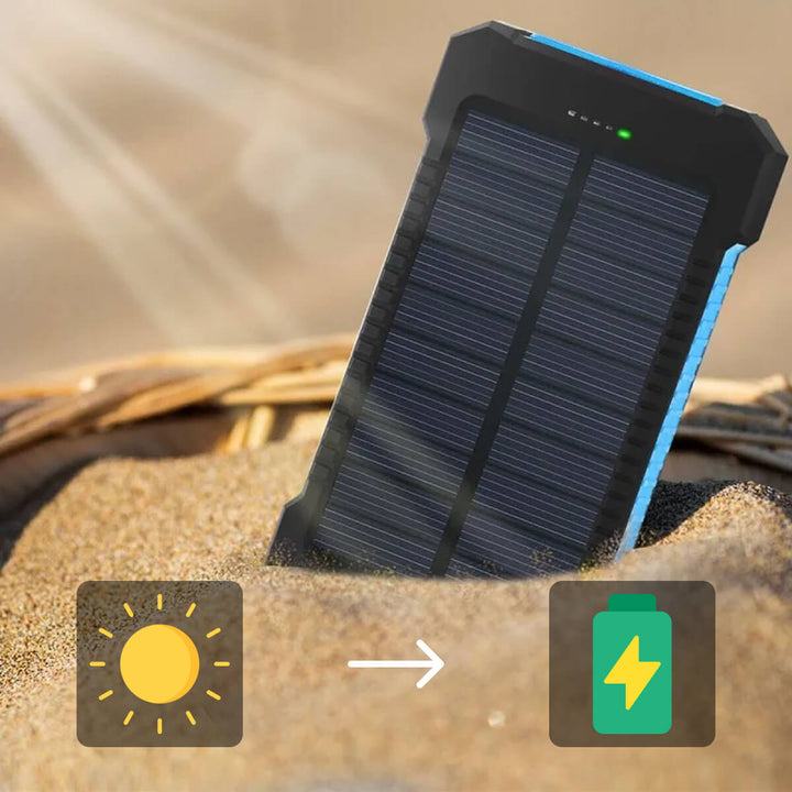 500000mAh Zonne-oplader Waterdichte Power Bank Extern 6