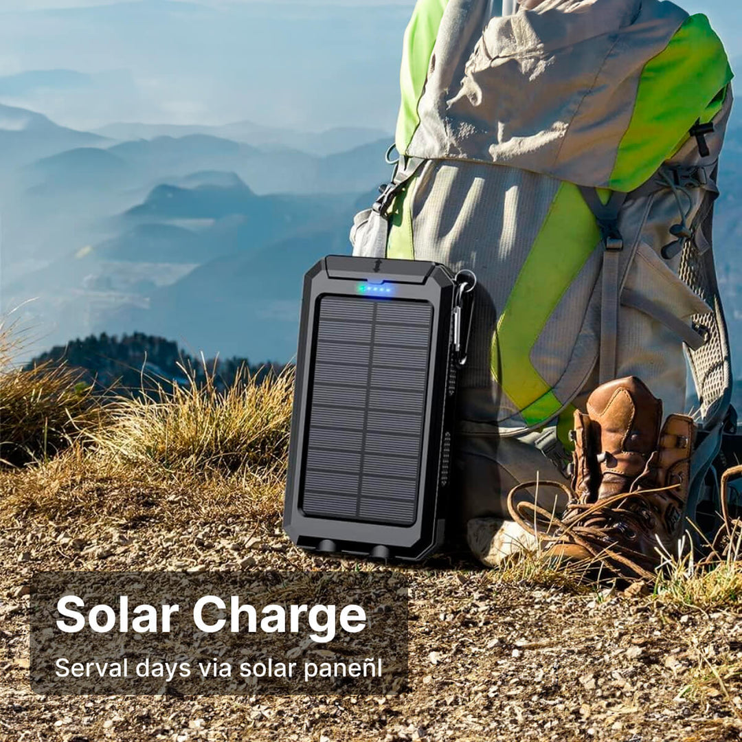 500000mAh Zonne-oplader Waterdichte Power Bank Extern 7