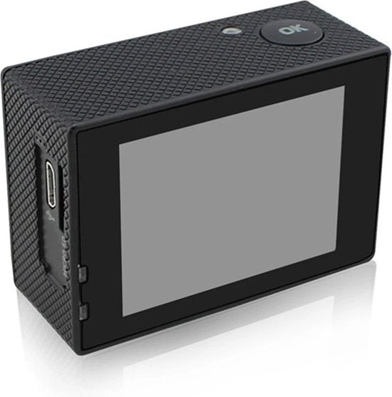 VisioCam – Cámara de acción 4K con Wifi e funda impermeable – Inclúe accesorios