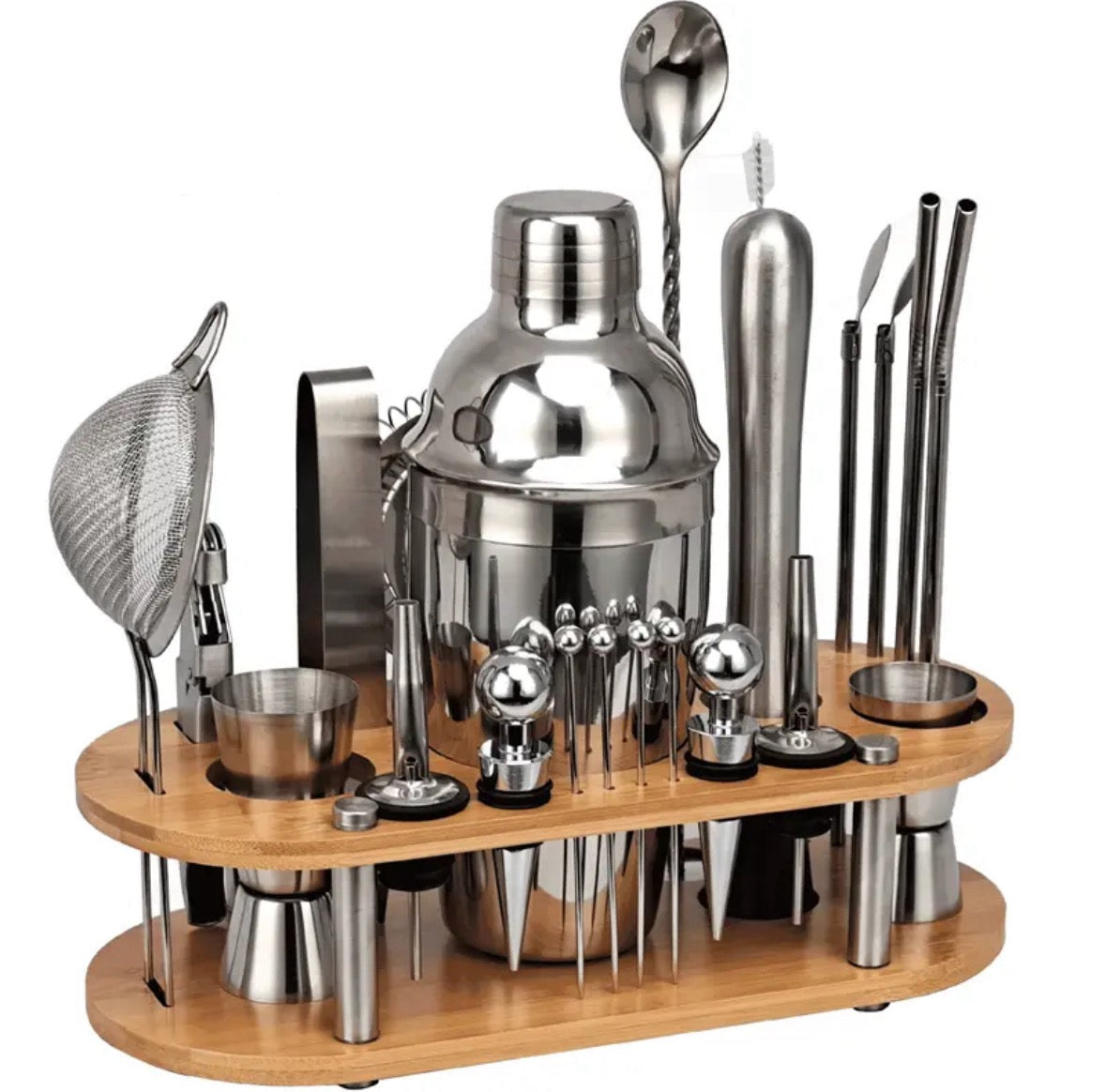 Mixora – Set cocktail professionale 23 pezzi (350–750 ml) kit da bar