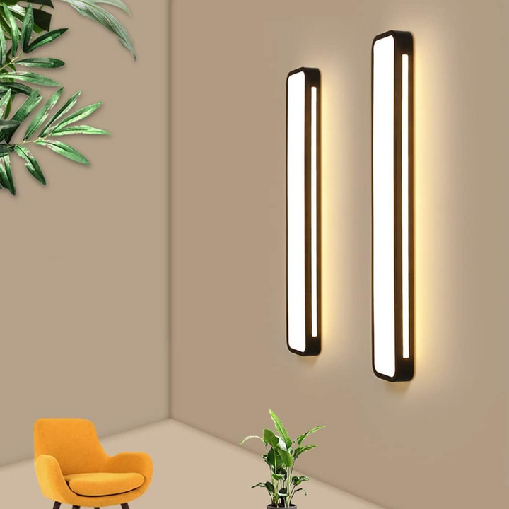 Nordelio Plafondlamp – Design Minimalista Escandinavo com Perfil LED Delgado &amp; Alto Rendimento Luminoso