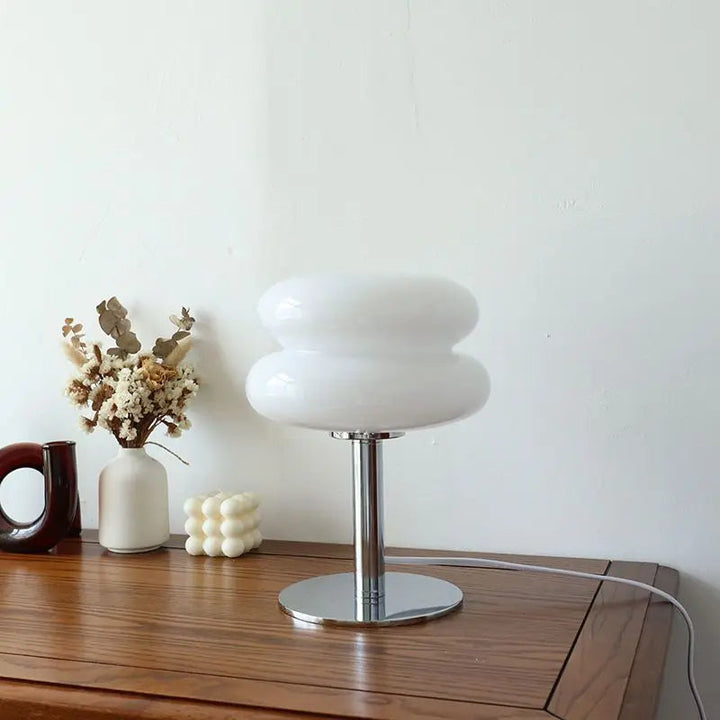 Aurora Bauhaus Candeeiro de Mesa – Lâmpada LED dimmável sem fios com design vintage dos anos 60
