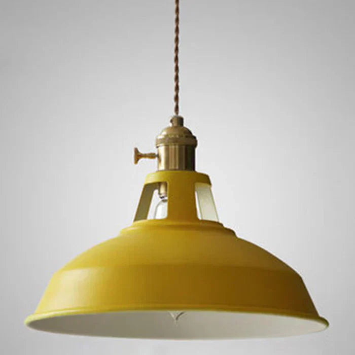 Lámpara colgante IronGlow – Lámpara metálica industrial con diseño retro y cadena ajustable