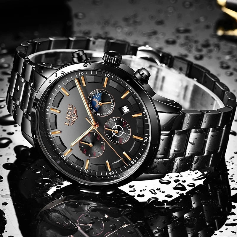 Ironvalor – Reloj militar para hombre de acero resistente a los arañazos y al agua