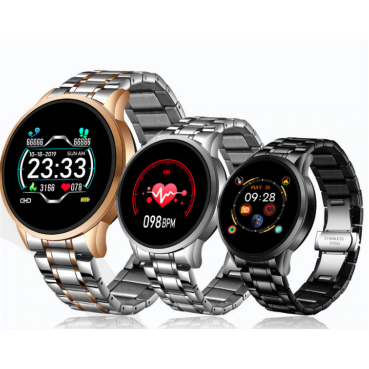 Chroniq Classic Smartwatch – Diseño Atemporal con Funciones Inteligentes de Salud