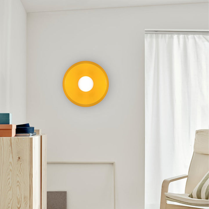 Culina Plafondlamp – Moderno design rotondo in vetro con montaggio a filo compatto e attacco G9