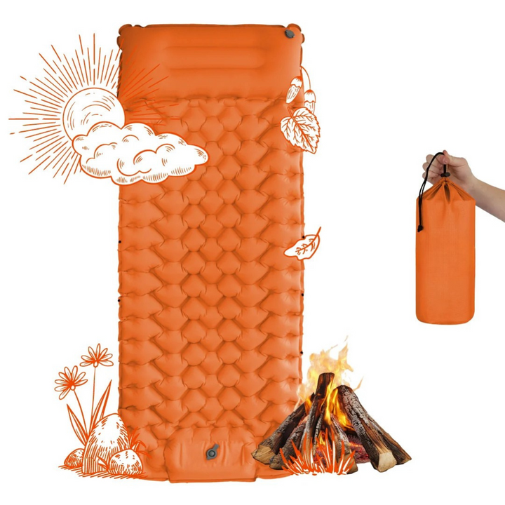 AirLite Zelfopblazend Slaapmatje – Lichtgewicht, Compact &amp; 10 cm Dik Comfort Vestragear