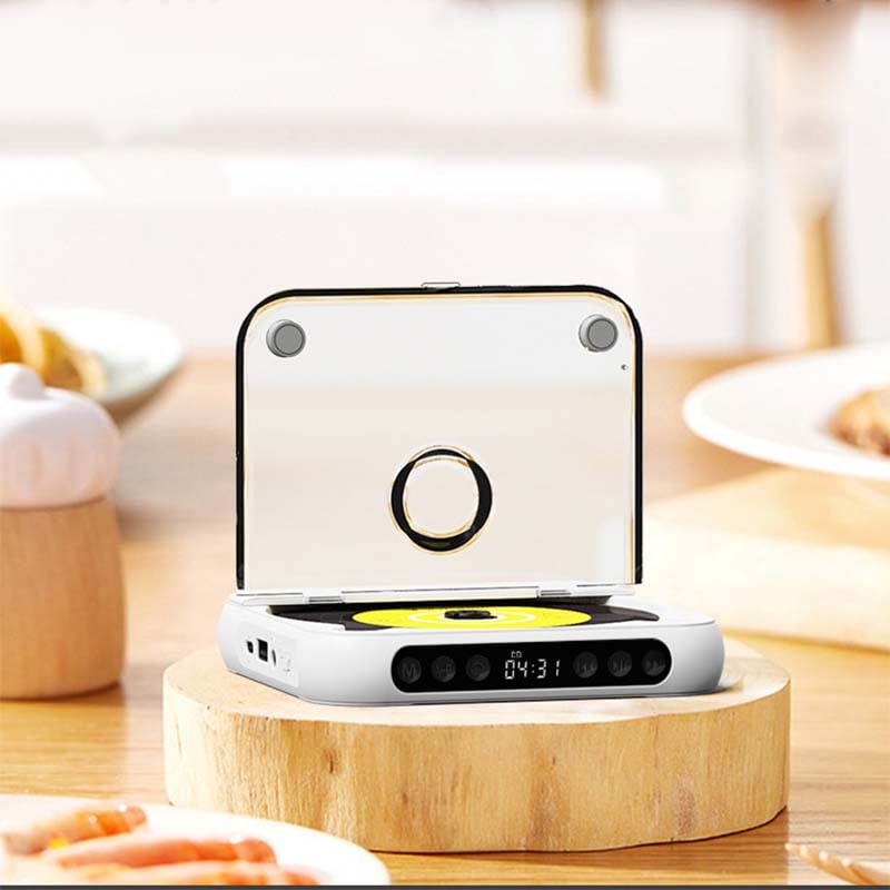 Lecteur CD portable – Bluetooth 5.3, batterie rechargeable et design compact