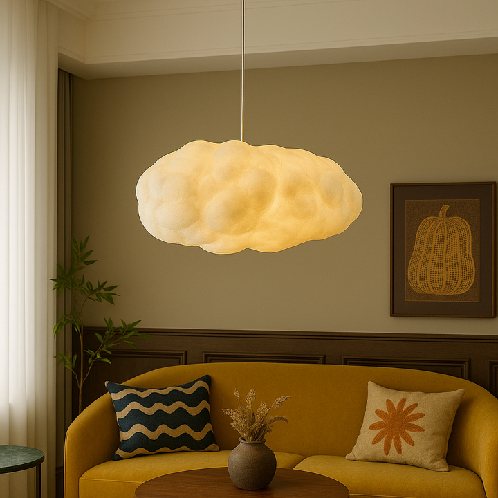 Nuvia Suspension – Design organique en forme de nuage avec éclairage LED doux et hauteur réglable