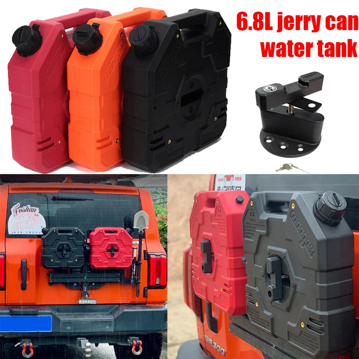 6.8L Benzine Jerrycan Voor Motorfiets - Antistatisch, Veilig en Compact 0