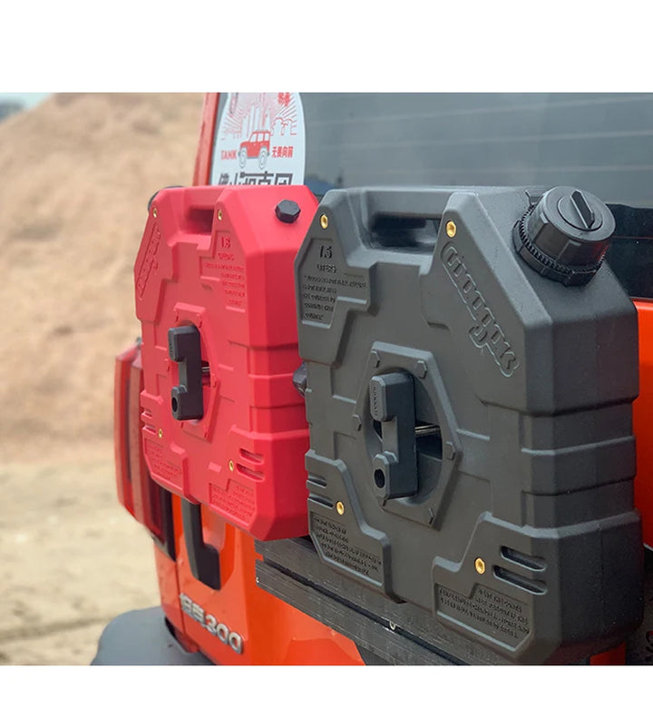 6.8L Benzine Jerrycan Voor Motorfiets - Antistatisch, Veilig en Compact 3