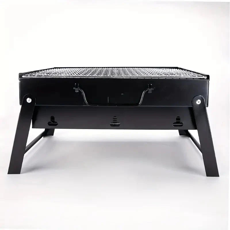 GrillMate – Barbacoa de mesa plegable de metal – Barbacoa portátil de carbón vegetal