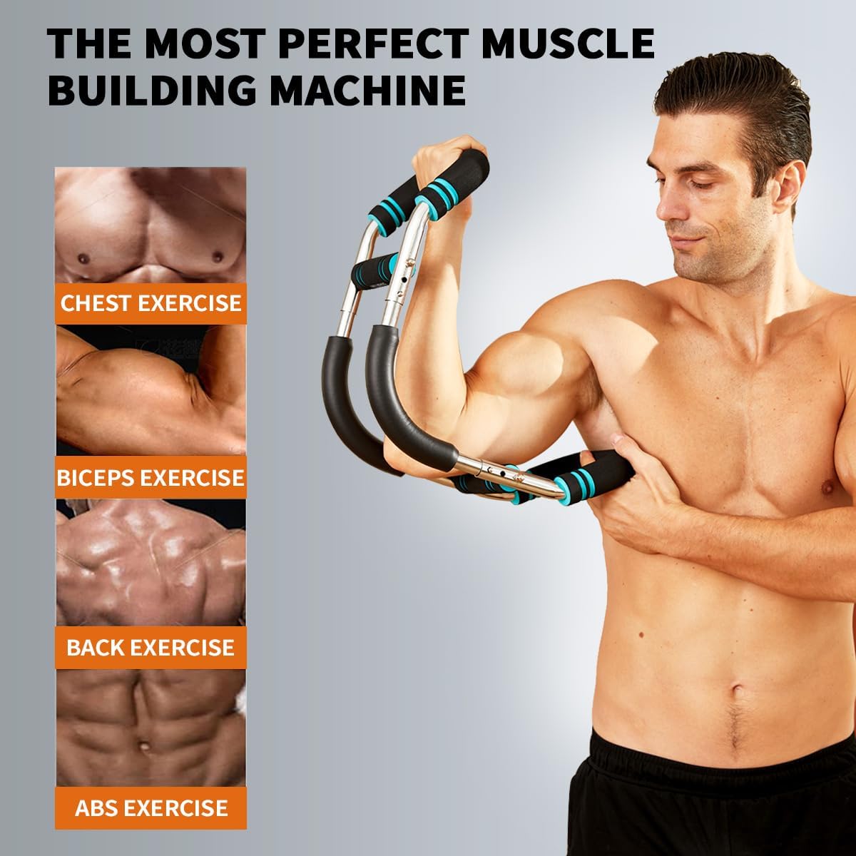 MusclePro Power Twister – Resistenza Regolabile per Allenamento della Parte Superiore del Corpo
