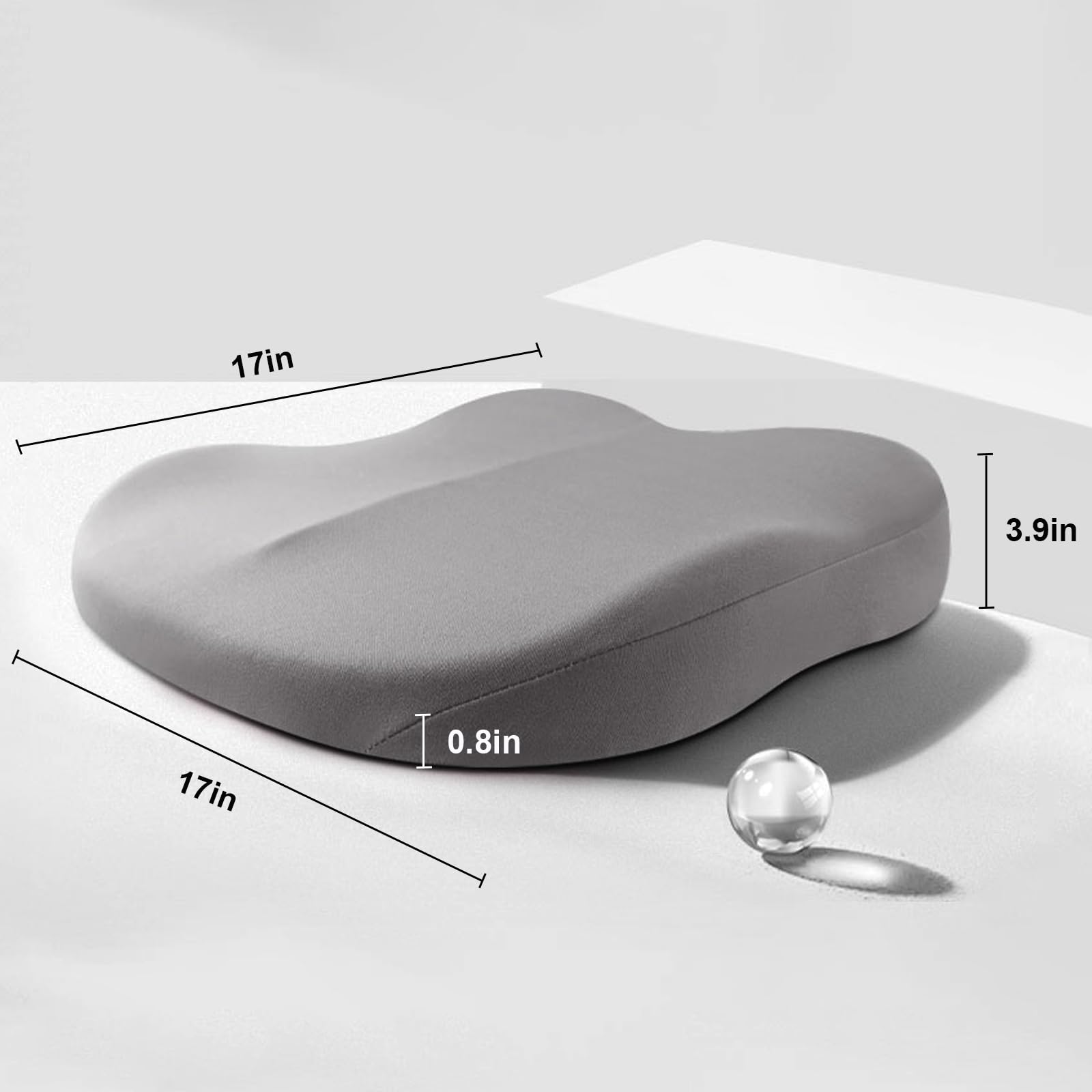 Elevora – Asiento elevador para adultos cojín ergonómico – Mejor visibilidad