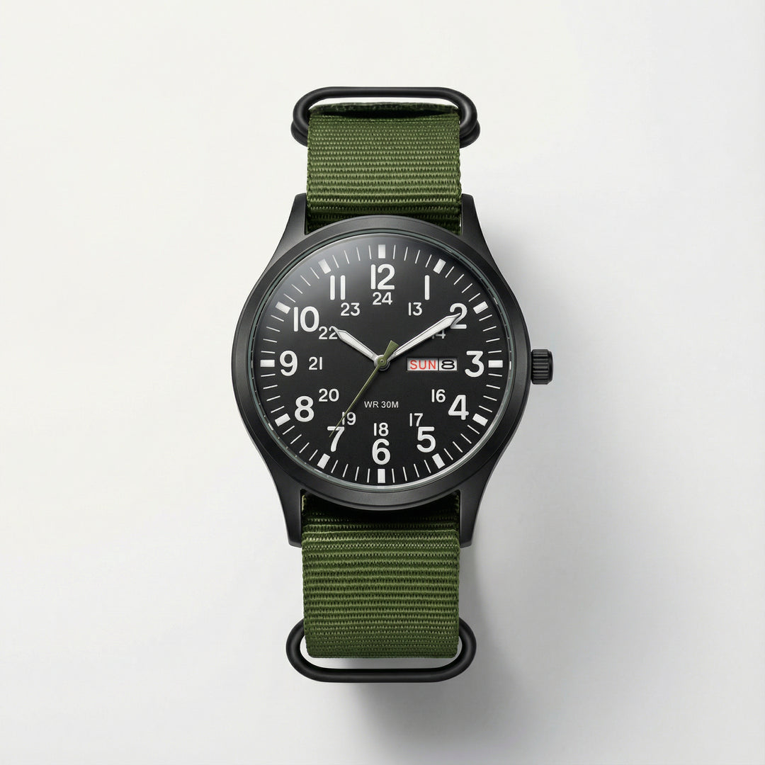 Outdoor Herenhorloge – 100m Waterdicht, Saffierglas &amp; Quartz Uurwerk