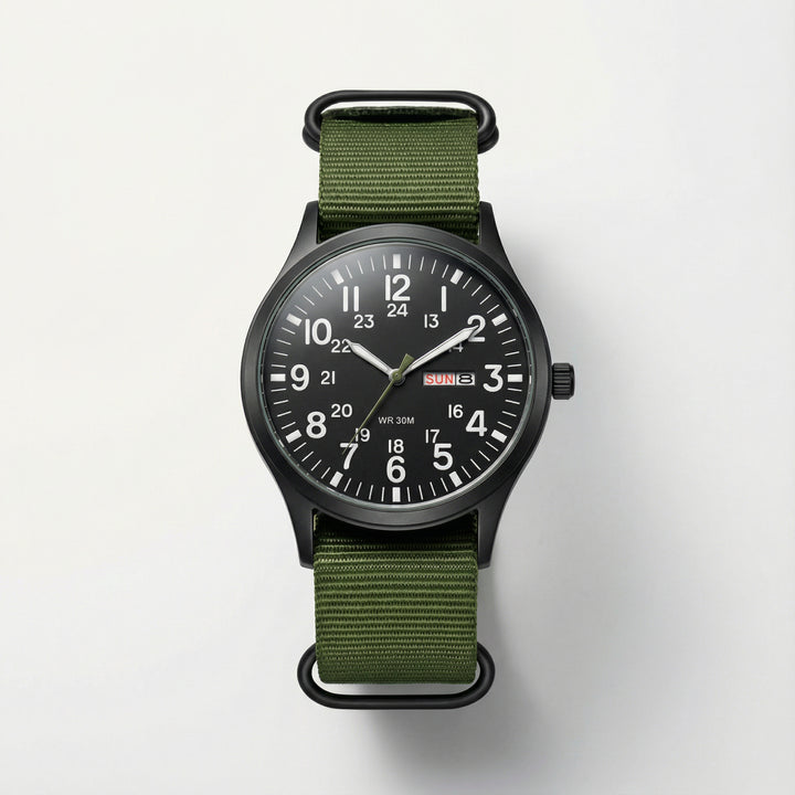Outdoor Herenhorloge – 100m Waterdicht, Saffierglas &amp; Quartz Uurwerk