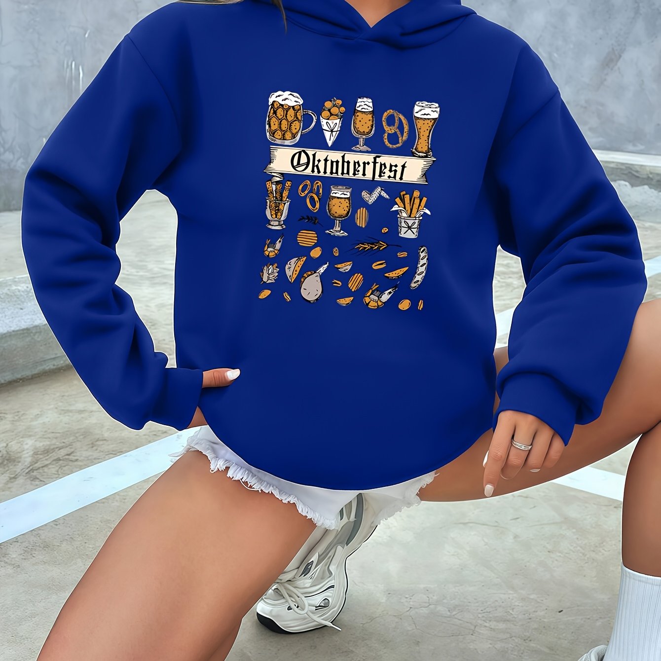 AlpenJoy – Dames Hoodie Anna – Oktoberfest Warm voor Herfst & Winter
